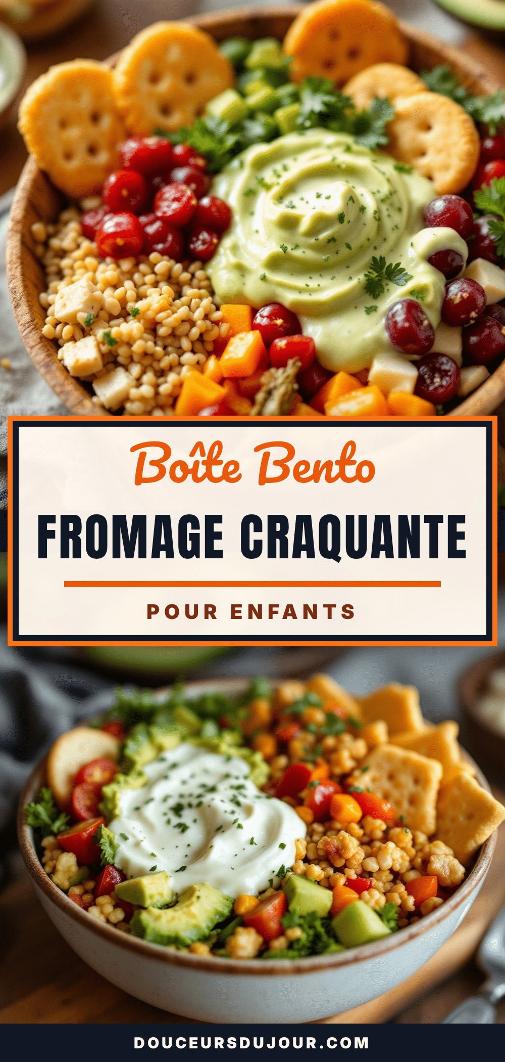 boîte bento fromage craquante pour enfants recipe