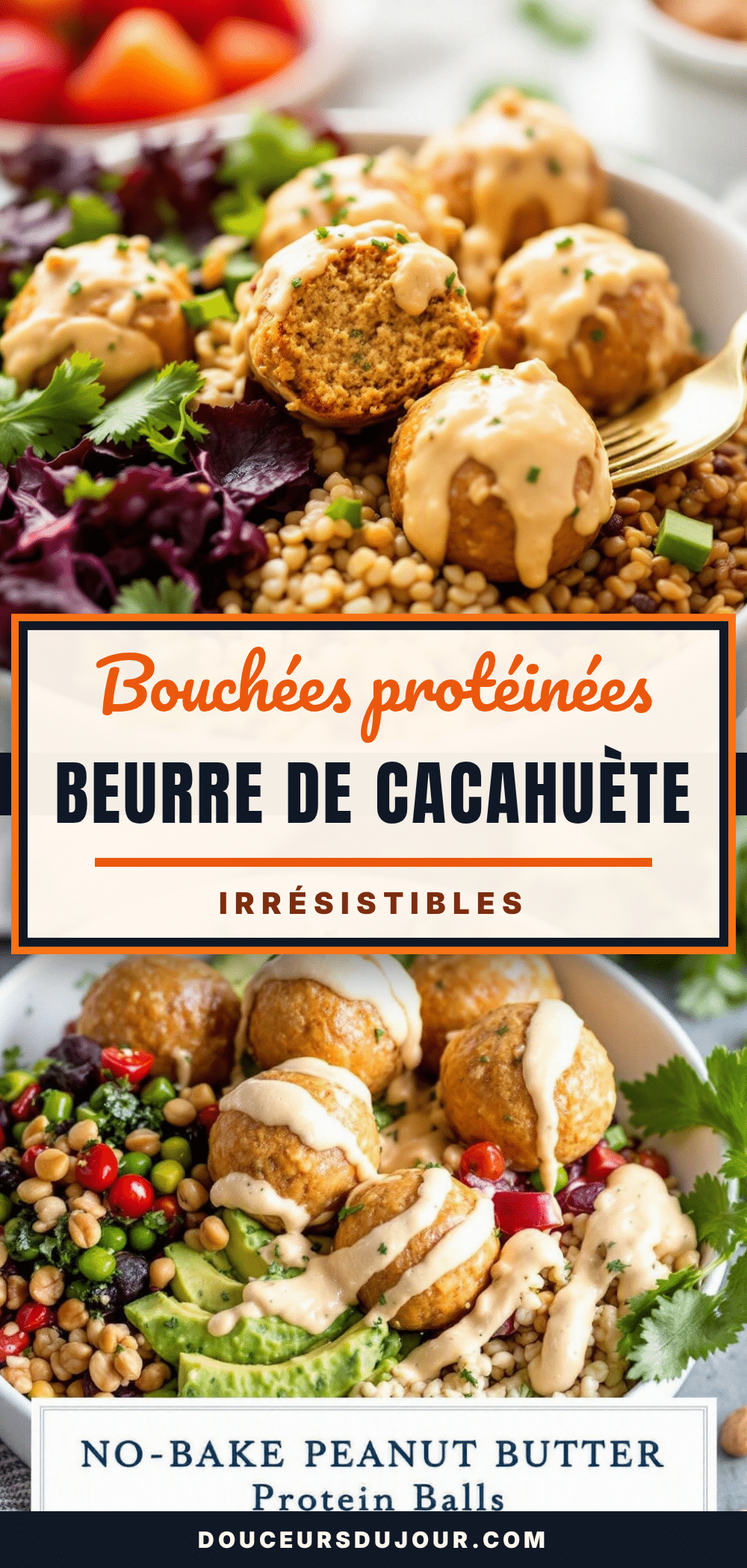 bouchées protéinées au beurre de cacahuète recipe