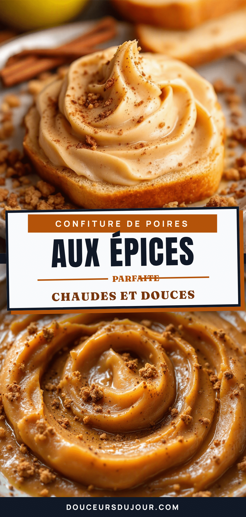 confiture de poires aux épices recipe