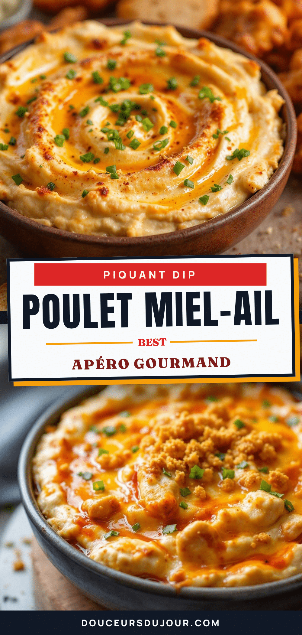 dip au poulet miel-ail recipe