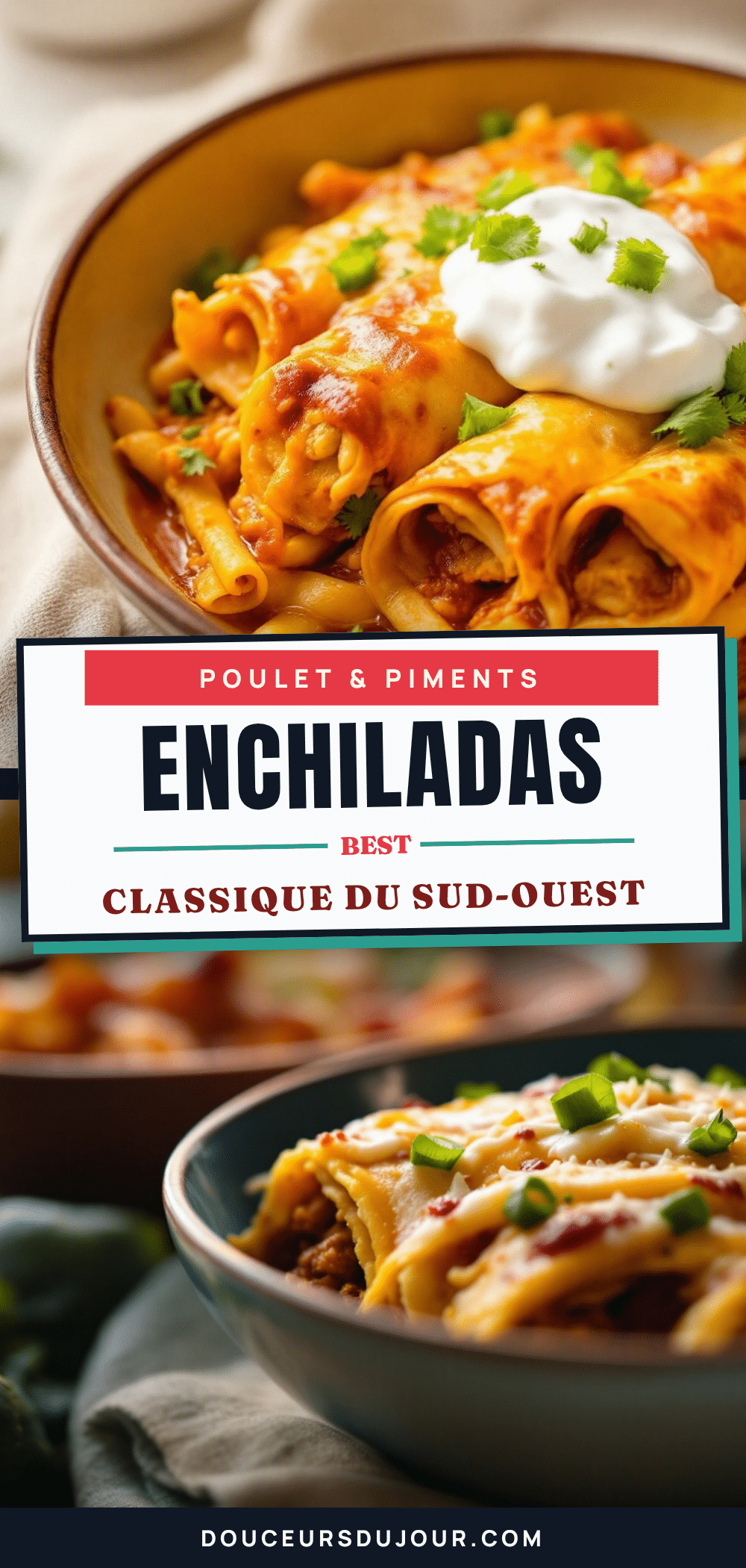enchiladas au poulet et piments verts recipe