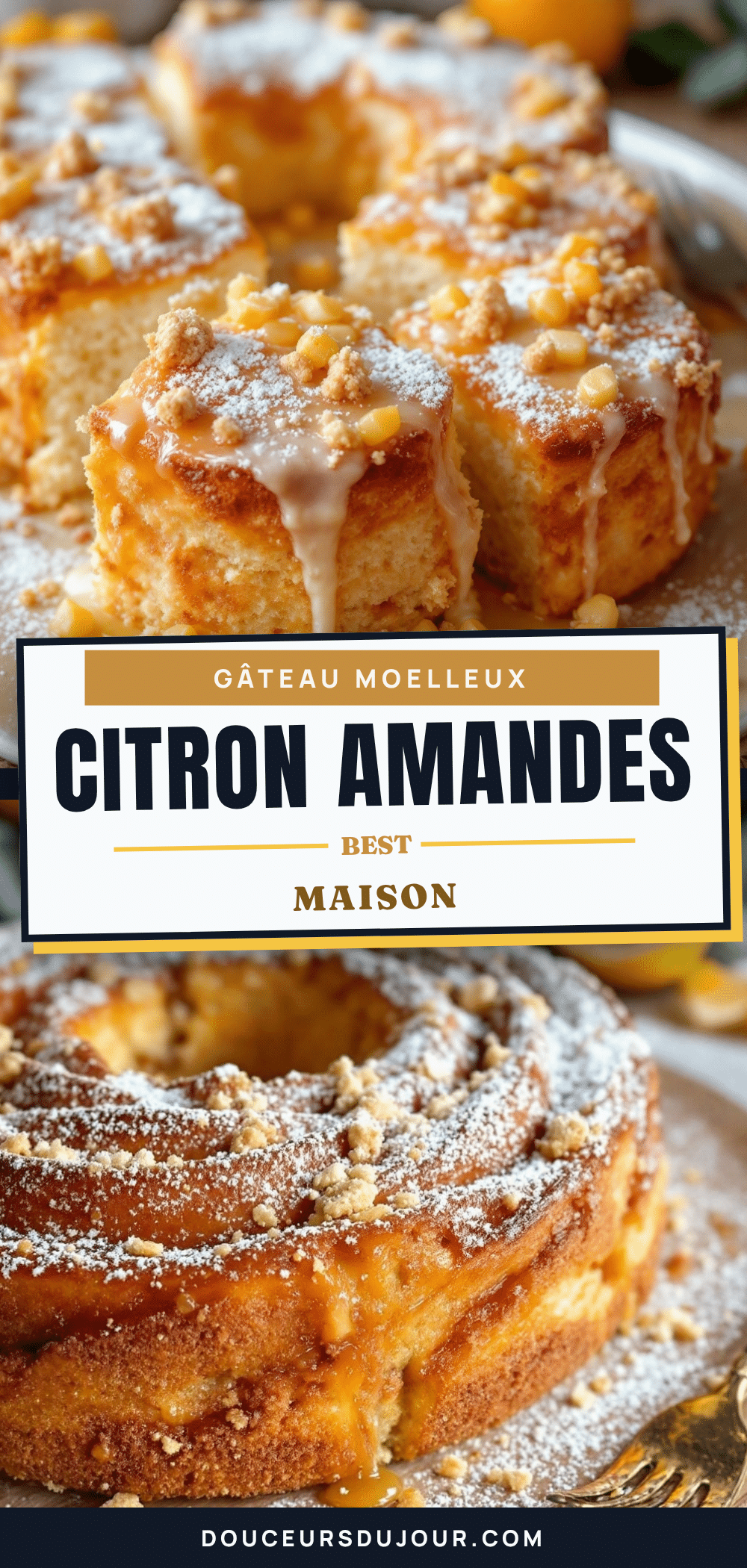 gâteau au citron et amandes recipe