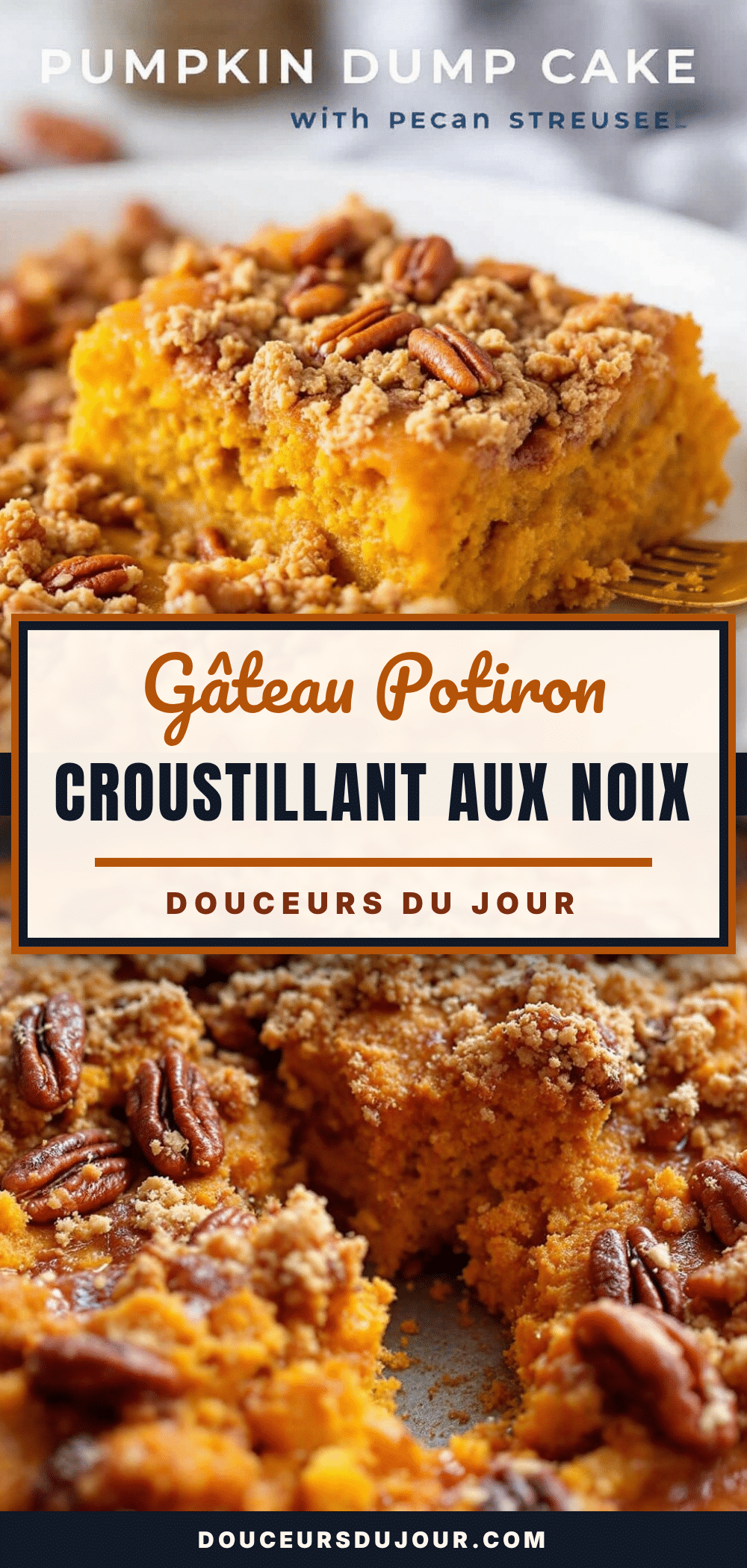 gâteau potiron croustillant aux noix recipe
