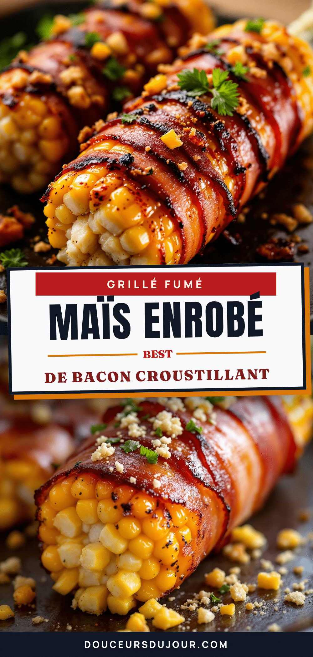 maïs grillé au bacon fumé recipe