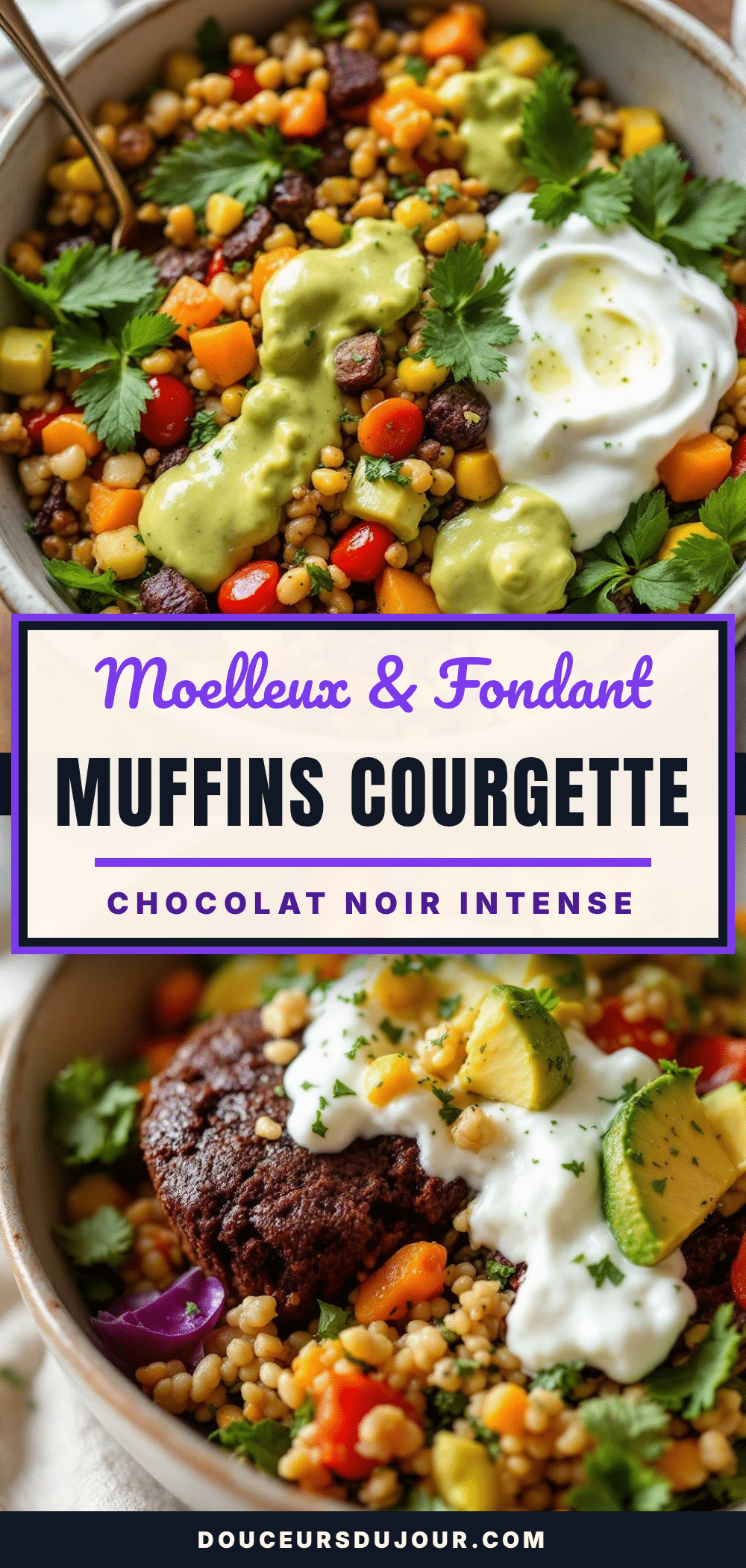 muffins courgette chocolat yaourt grec recipe