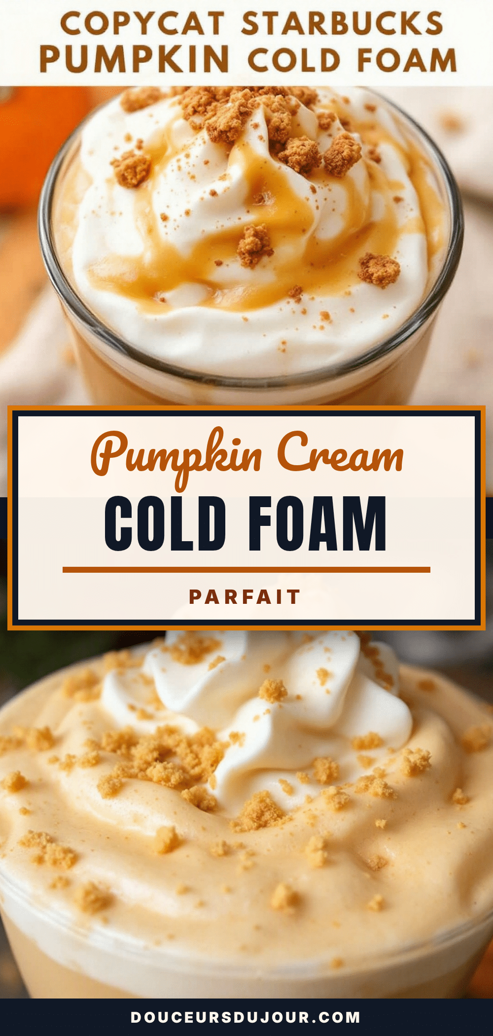 parfait crémeux au cold foam pumpkin spice recipe
