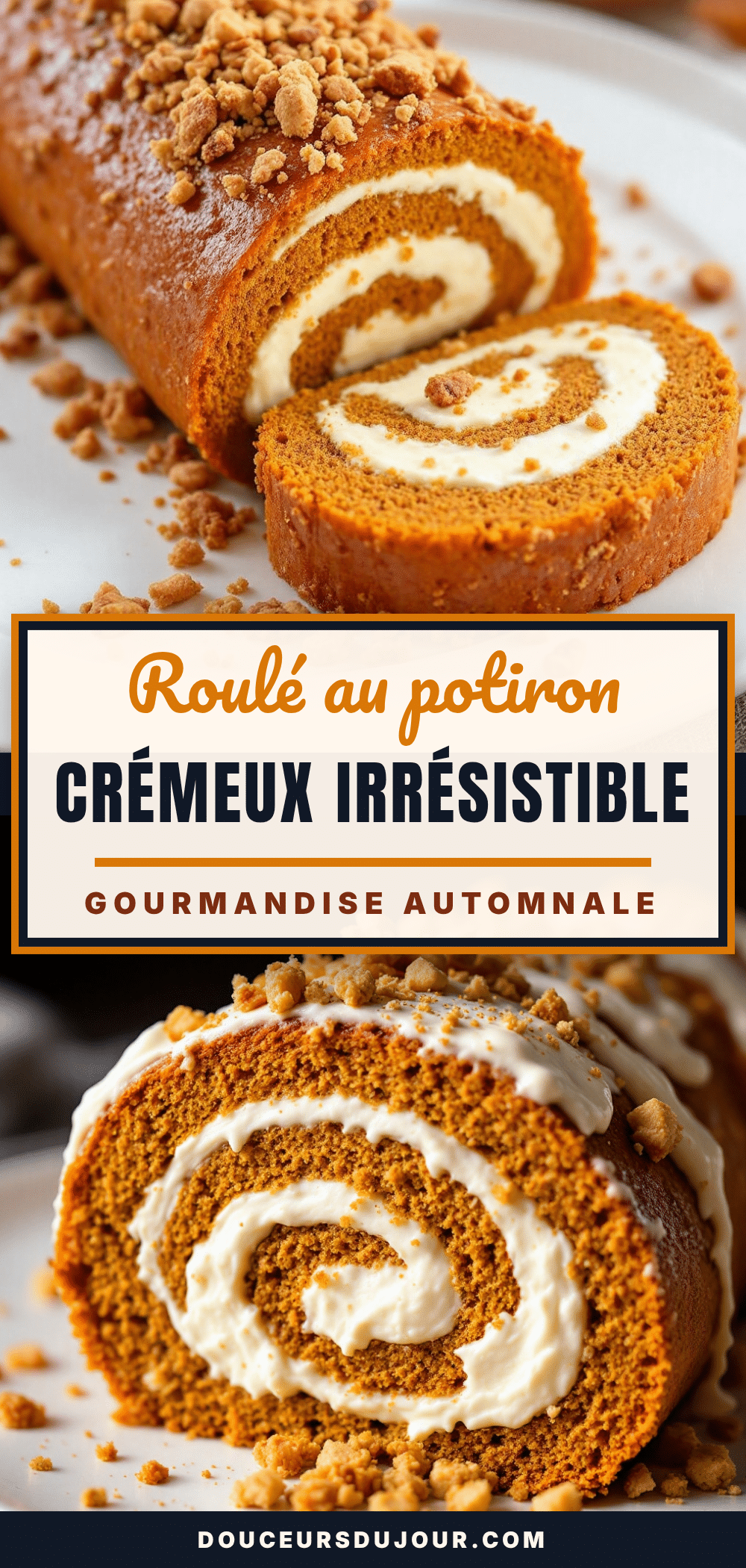 roulé au potiron crémeux irrésistible recipe