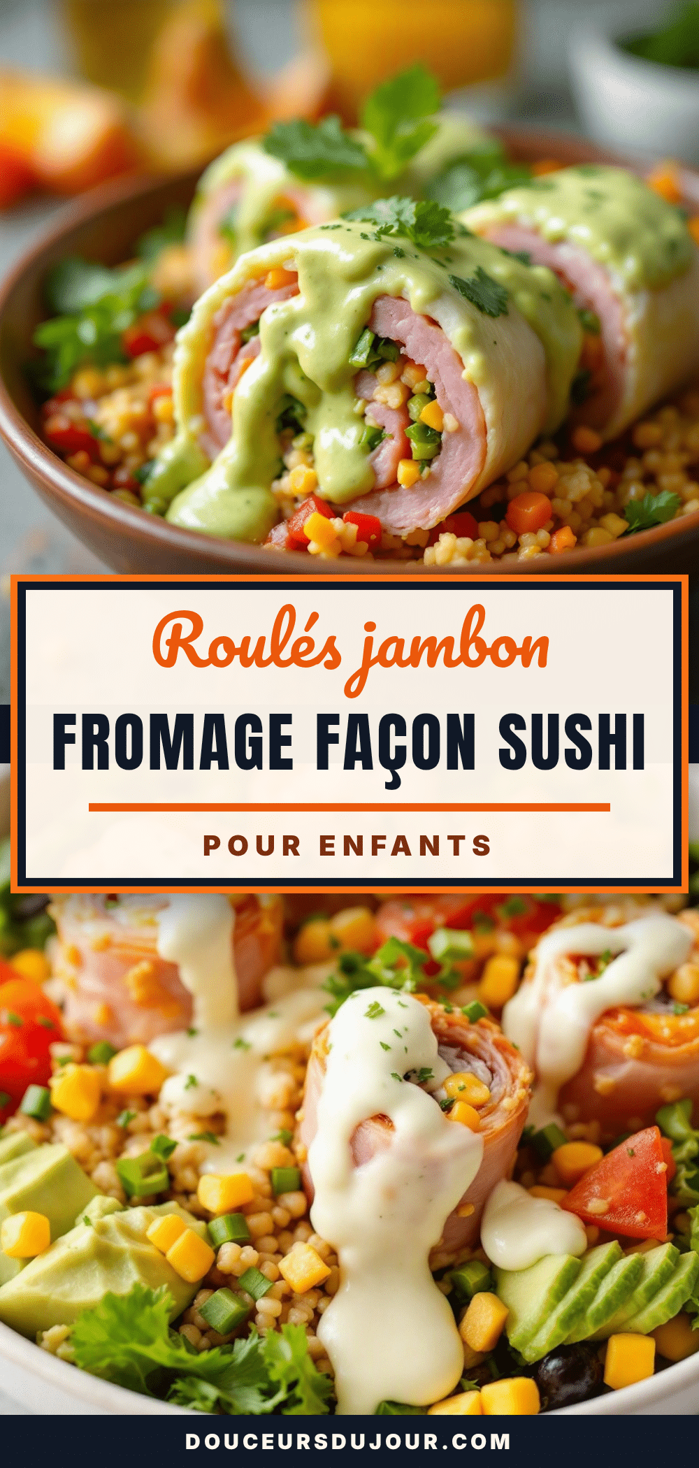 roulés jambon fromage sushi enfants recipe