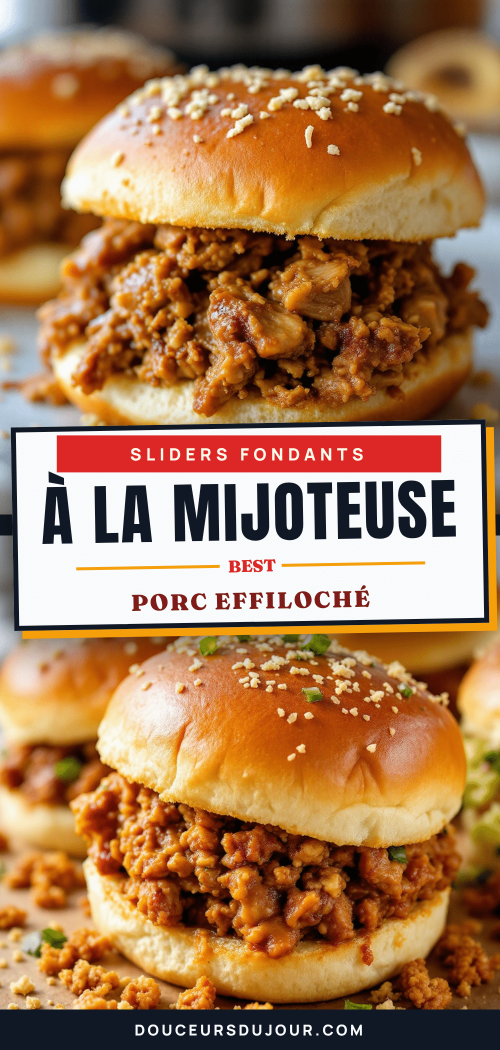 sliders fondants à la mijoteuse recipe