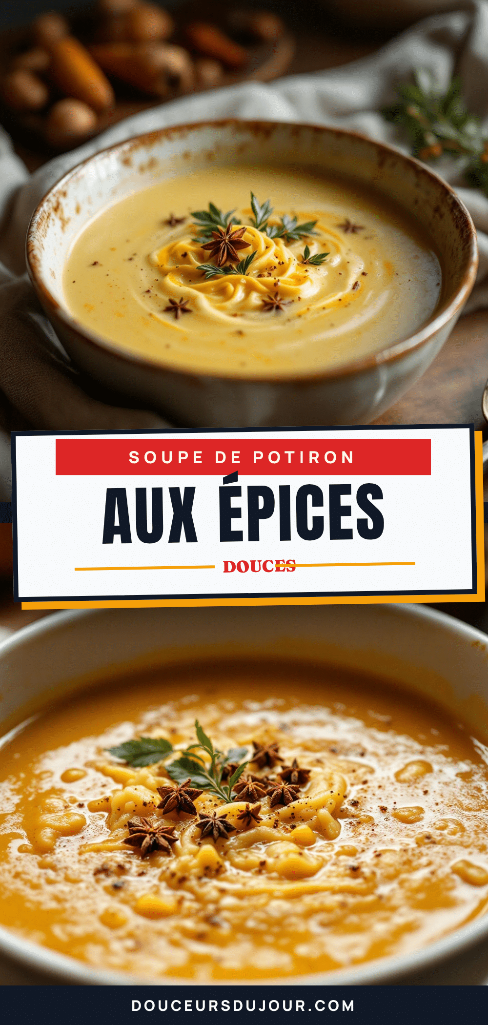 soupe de potiron à lancienne aux épices douces recipe