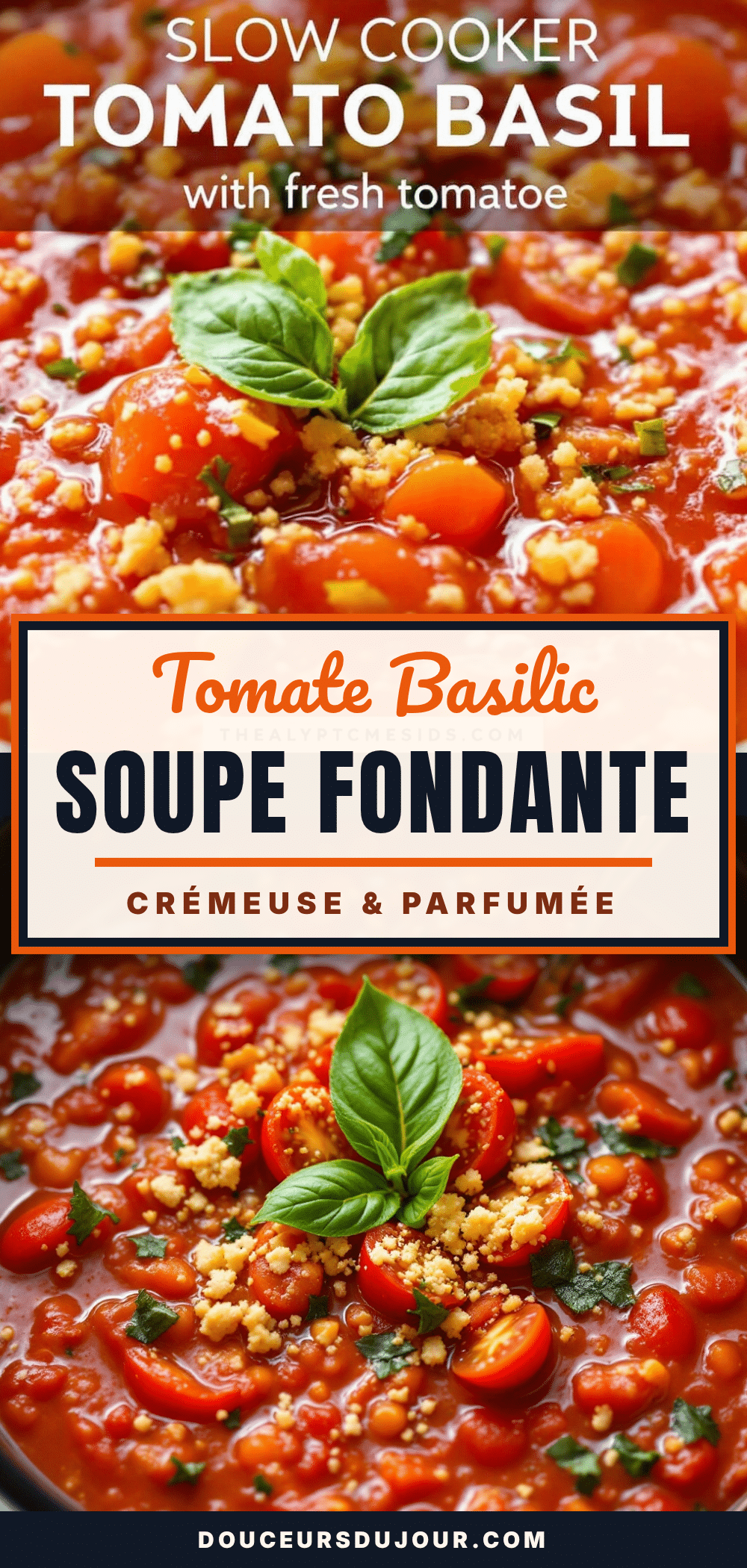 soupe tomate basilic fondante et crémeuse recipe