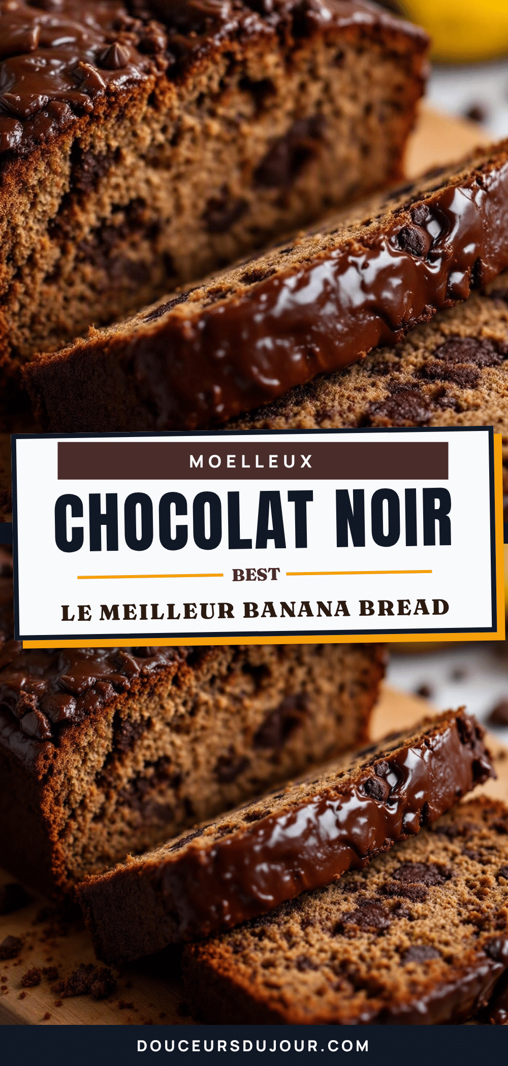 meilleur banana bread ultra moelleux au chocolat noir recipe