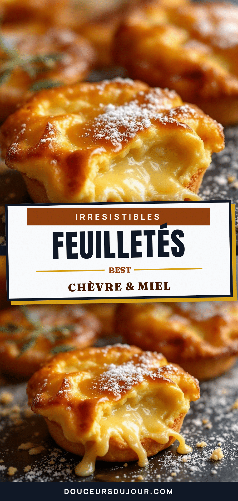 Mini Feuilletés Chèvre Miel recipe
