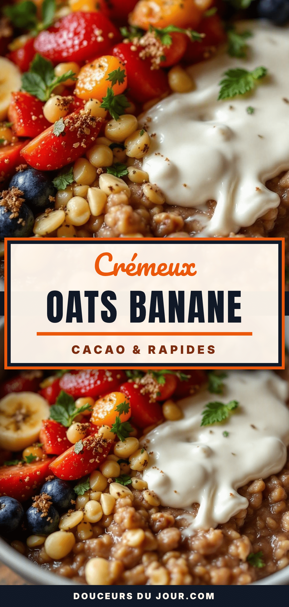 Overnight Oats Banane-Cacao recipe