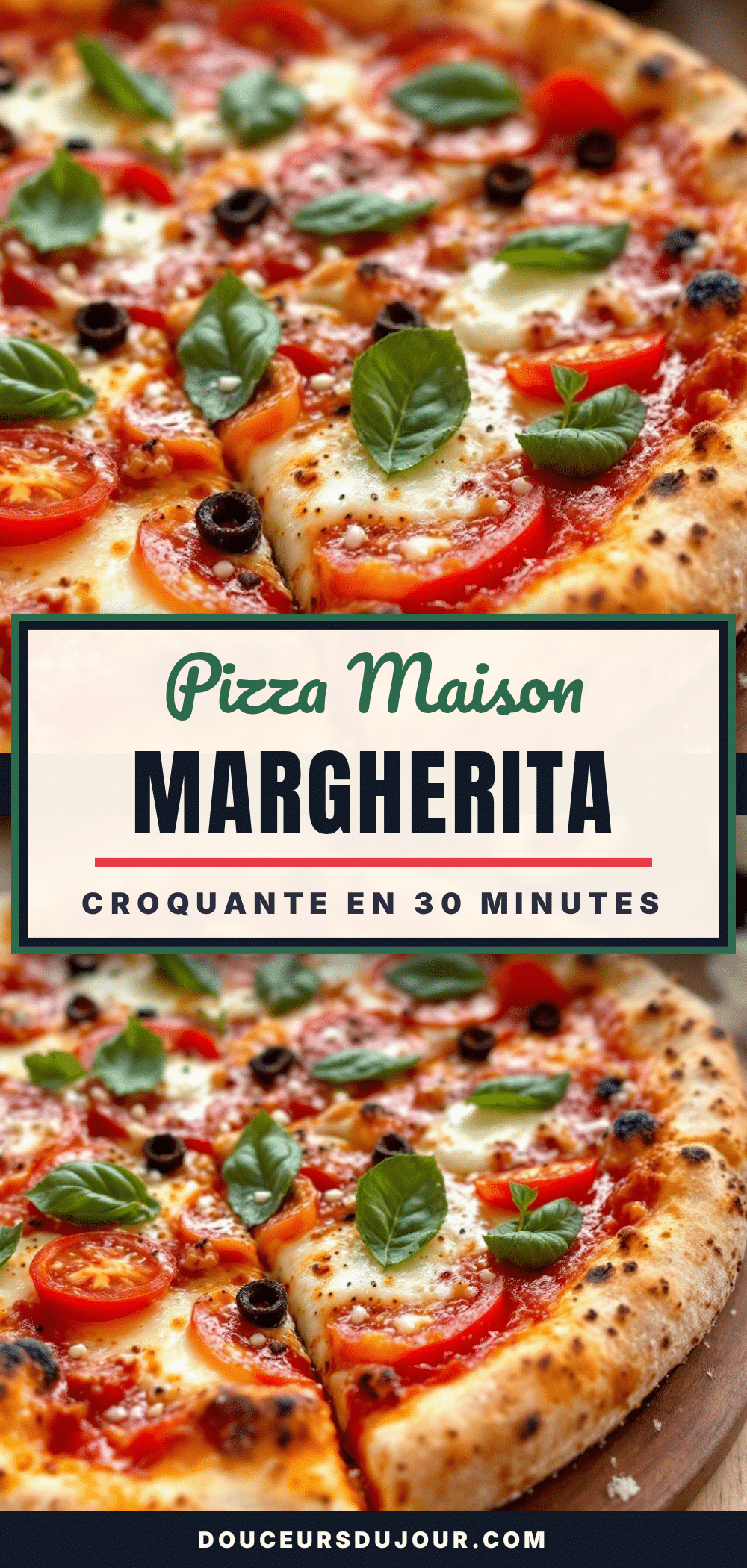 pizza margherita maison croquante recipe