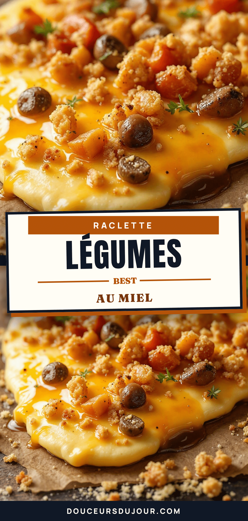raclette originale aux légumes rôtis et miel recipe