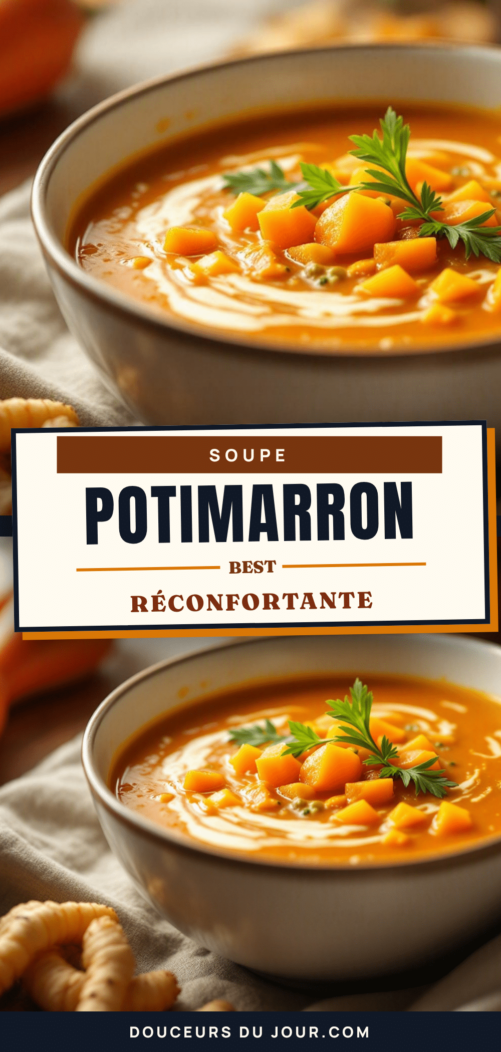 soupe potimarron carotte recipe
